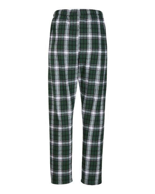 Boxercraft Women's Haley Flannel Pants BW6620 - Green/ White