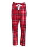 Boxercraft Women's Haley Flannel Pants BW6620 - Red/ White