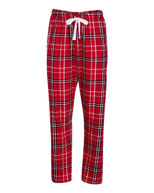 Boxercraft Women's Haley Flannel Pants BW6620 - Red/ White