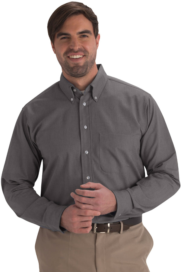 Edwards Easy Care Oxford Long Sleeve Mens Shirt [#1077].  Live Chat for Bulk Discounts