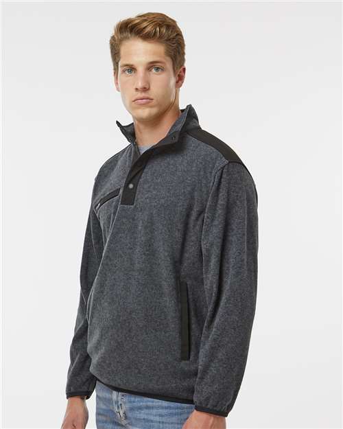 DRI DUCK Ranger Melange Fleece Pullover 7353