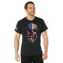 Rothco US Flag Bearded Skull T-Shirt. Item