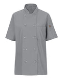 Chef Designs Women's Mimix™ Short Sleeve Chef Coat with OilBlok 045X