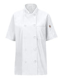 Chef Designs Women's Mimix™ Short Sleeve Chef Coat with OilBlok 045X