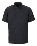 Chef Designs Mimix™ Short Sleeve Chef Coat with OilBlok 046X