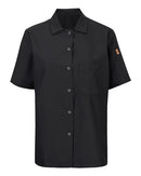 Chef Designs Women's Mimix™ Short Sleeve Cook Shirt with OilBlok 501X