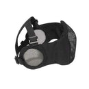 Rothco Steel Half Face Mask With Ear Guard - Black. Item