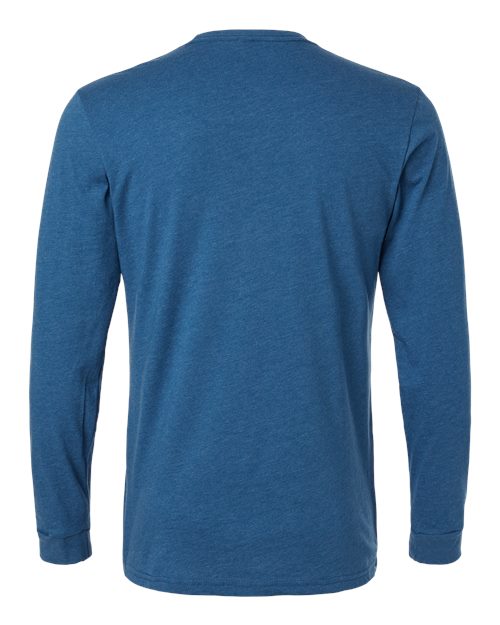 Next Level CVC Long Sleeve T-Shirt 6211 - Heather Cool Blue