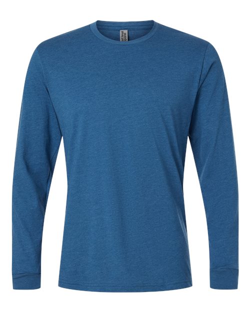 Next Level CVC Long Sleeve T-Shirt 6211 - Heather Cool Blue