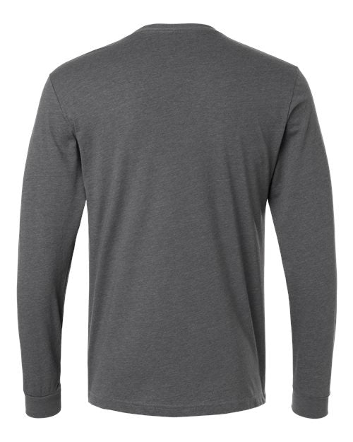 Next Level CVC Long Sleeve T-Shirt 6211 - Heather Heavy Metal