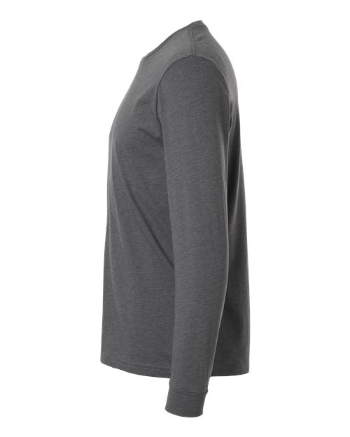 Next Level CVC Long Sleeve T-Shirt 6211 - Heather Heavy Metal