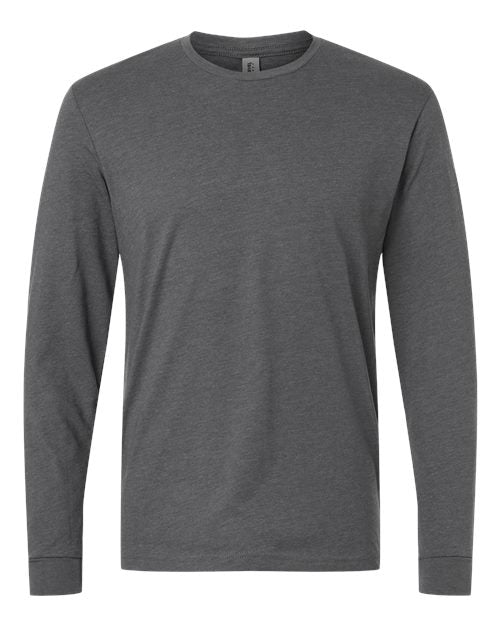 Next Level CVC Long Sleeve T-Shirt 6211 - Heather Heavy Metal