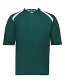 Holloway Clubhouse Short Sleeve Quarter-Zip Pullover 229581