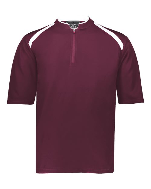 Holloway Clubhouse Short Sleeve Quarter-Zip Pullover 229581
