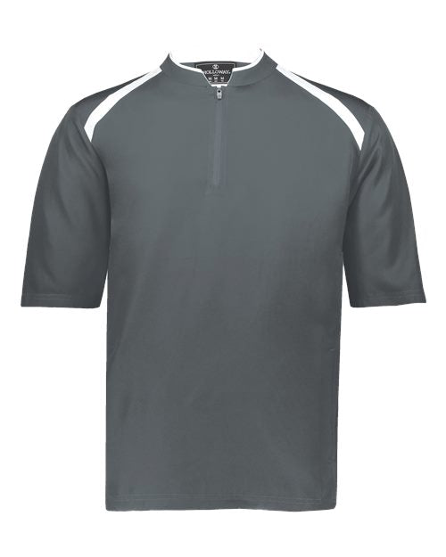 Holloway Youth Clubhouse Short Sleeve Quarter-Zip Pullover 229681