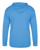 Badger B-Core Hooded Long Sleeve T-Shirt 4105 - Columbia Blue