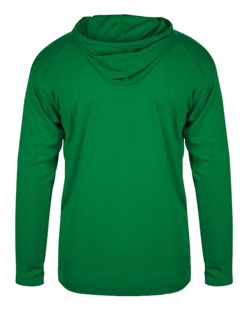 Badger B-Core Hooded Long Sleeve T-Shirt 4105 - Kelly