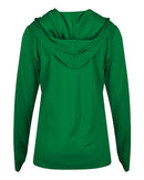 Badger Women's B-Core Long Sleeve Hooded T-Shirt 4165 - Kelly