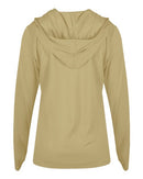 Badger Women's B-Core Long Sleeve Hooded T-Shirt 4165 - Vegas Gold