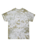 Dyenomite Crystal Tie-Dyed T-Shirt 200CR - Olive Oil