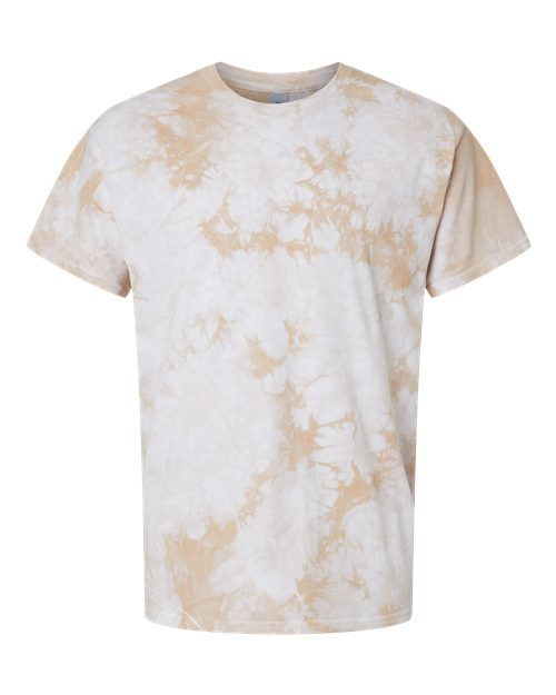 Dyenomite Crystal Tie-Dyed T-Shirt 200CR - Sand