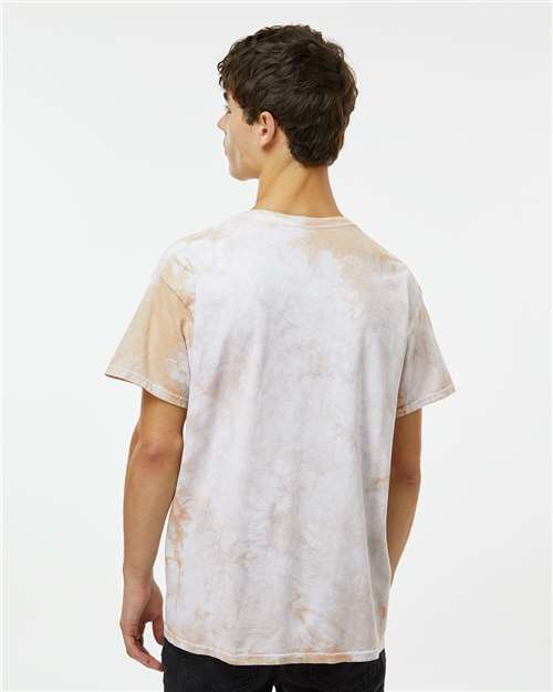 Dyenomite Crystal Tie-Dyed T-Shirt 200CR - Sand