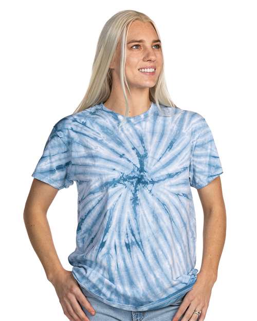 Dyenomite Cyclone Pinwheel Tie-Dyed T-Shirt 200CY - Manhattan