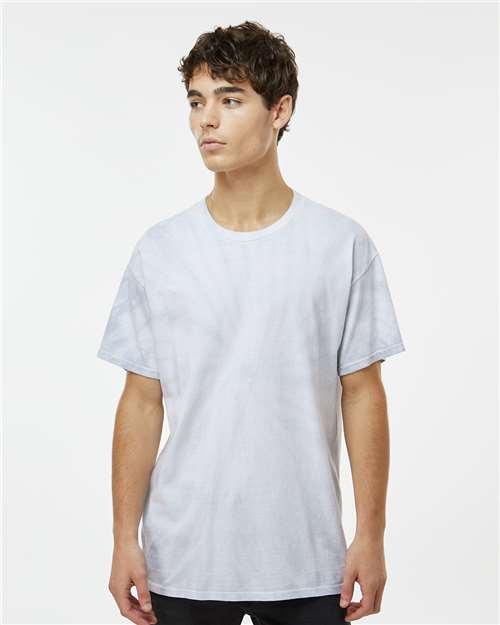 Dyenomite Cyclone Pinwheel Tie-Dyed T-Shirt 200CY - Moth