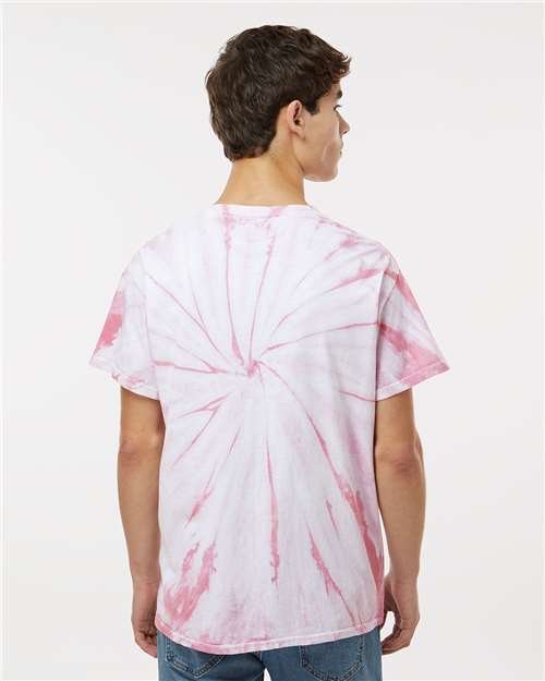 Dyenomite Cyclone Pinwheel Tie-Dyed T-Shirt 200CY - Rose
