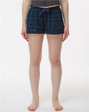Boxercraft Women's Flannel Shorts BW6501 - Scottish Tartan