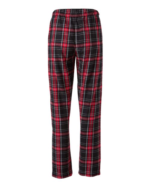 Boxercraft Women's Haley Flannel Pants BW6620 - Black/ Red Kingston Plaid