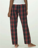 Boxercraft Women's Haley Flannel Pants BW6620 - Black/ Red Kingston Plaid