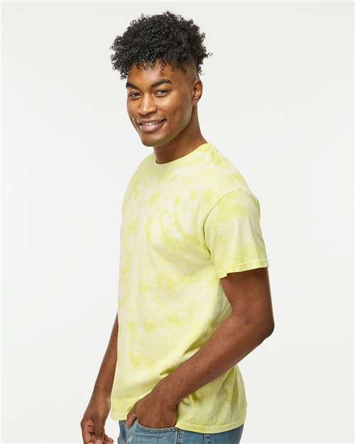 Dyenomite Crystal Tie-Dyed T-Shirt 200CR - Citron