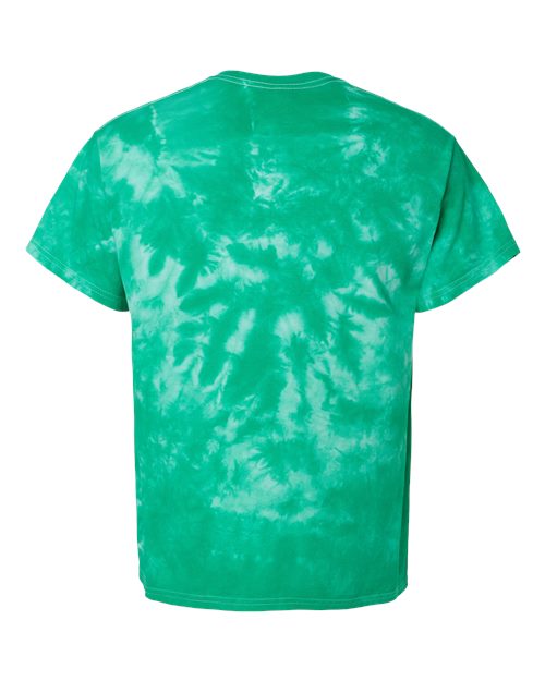 Dyenomite Crystal Tie-Dyed T-Shirt 200CR - Emerald
