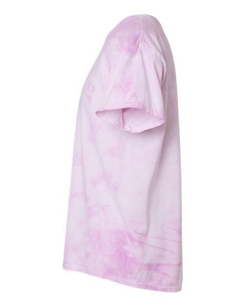 Dyenomite Crystal Tie-Dyed T-Shirt 200CR - Lilac