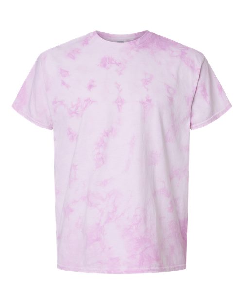 Dyenomite Crystal Tie-Dyed T-Shirt 200CR - Lilac