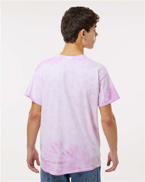 Dyenomite Crystal Tie-Dyed T-Shirt 200CR - Lilac