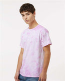 Dyenomite Crystal Tie-Dyed T-Shirt 200CR - Lilac