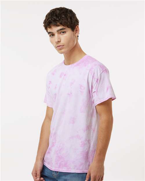 Dyenomite Crystal Tie-Dyed T-Shirt 200CR - Lilac