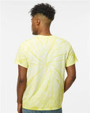 Dyenomite Cyclone Pinwheel Tie-Dyed T-Shirt 200CY - Citron