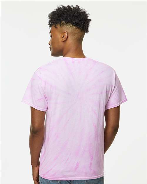 Dyenomite Cyclone Pinwheel Tie-Dyed T-Shirt 200CY - Lilac