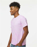Dyenomite Cyclone Pinwheel Tie-Dyed T-Shirt 200CY - Lilac