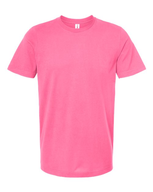 Tultex Combed Cotton T-Shirt 602 - Charity Pink