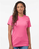 Tultex Combed Cotton T-Shirt 602 - Charity Pink
