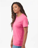 Tultex Combed Cotton T-Shirt 602 - Charity Pink