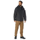 Rothco Hard Shell Waterproof Jacket - Black. Item