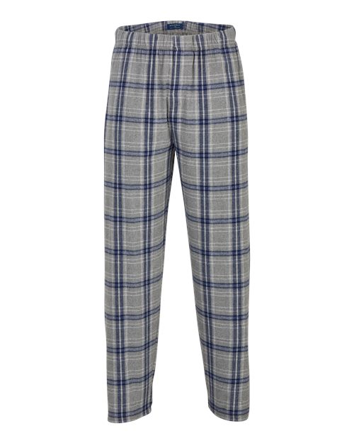 Boxercraft Harley Flannel Pants BM6624 - Oxford Heather/ Navy Kingston