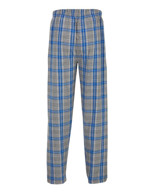 Boxercraft Harley Flannel Pants BM6624 - Oxford Heather/ Royal Kingston