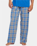 Boxercraft Harley Flannel Pants BM6624 - Oxford Heather/ Royal Kingston