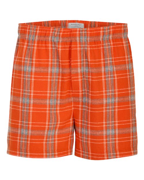 Boxercraft Double Brushed Flannel Boxers BM6701 - Burnt Orange Kingston